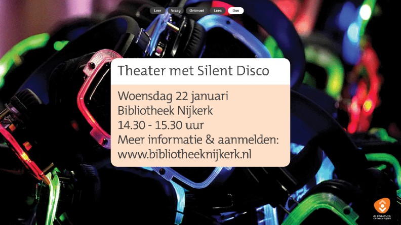 Theater met silent disco